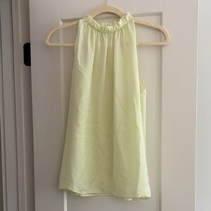 Bailey 44 Light Yellow Halter Blouse